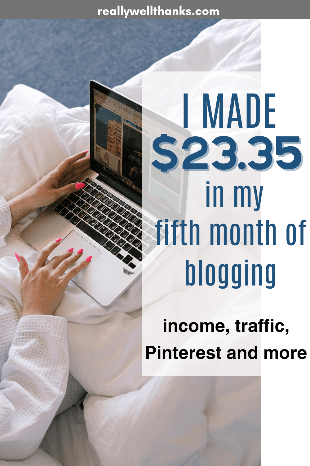 Blog Income Report May 2024 – $23.35 in my fifth month of blogging